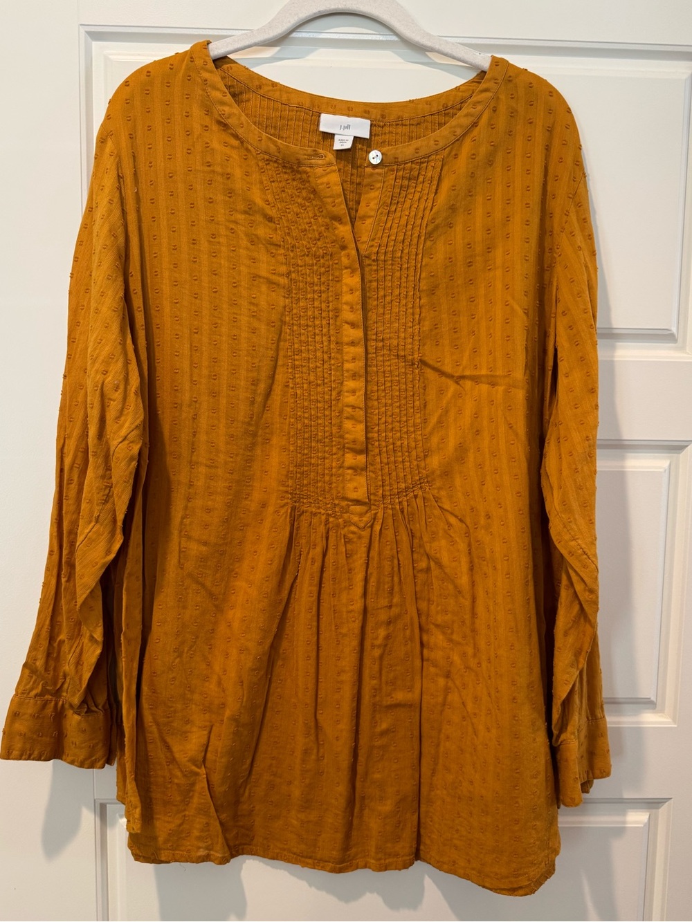 J. Jill XL Gold Cotton Tunic